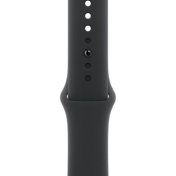 Apple Watch Series 11 46mm Aluminum Jet Black Case Black Sport Band M/L